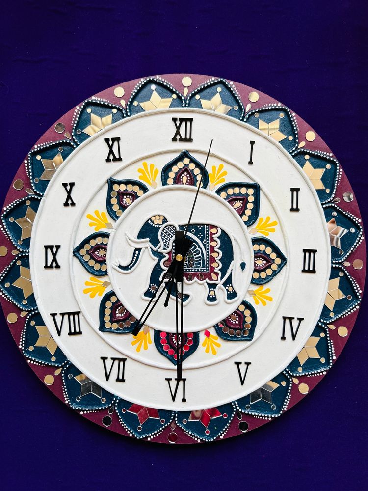 Mandala Art Wall Clock