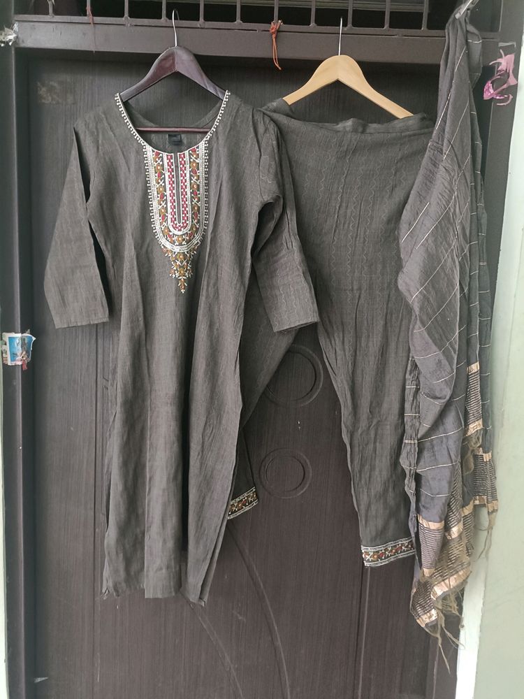 Kurta Set Grey