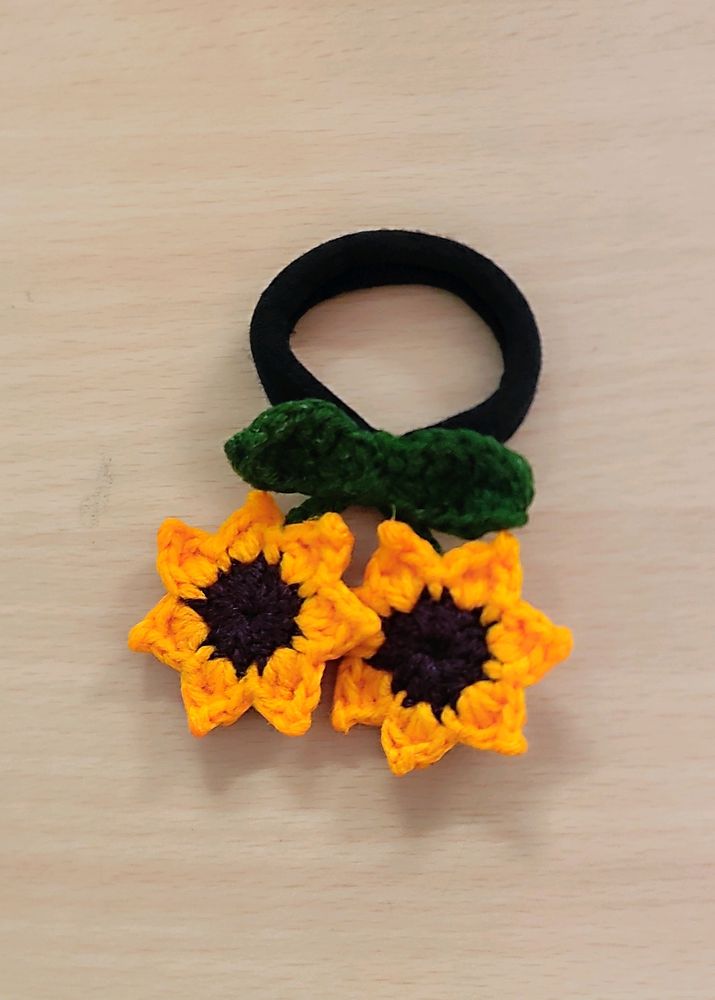 Crochet Hair Tie 🌻🌻