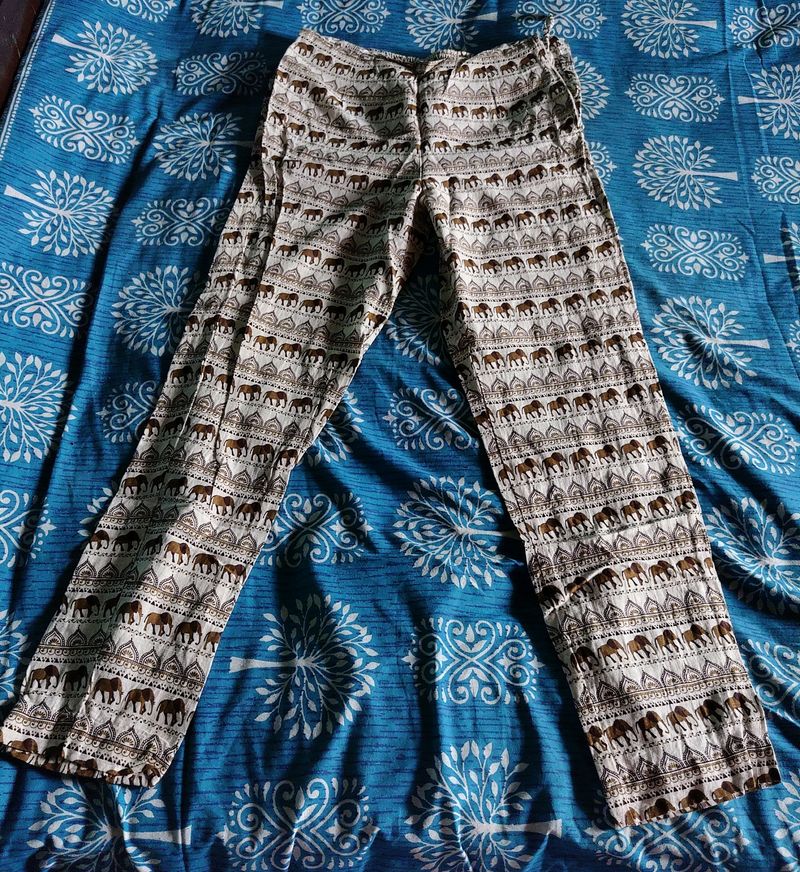 🐘Beautiful Elephant Printed Trouser 🐘