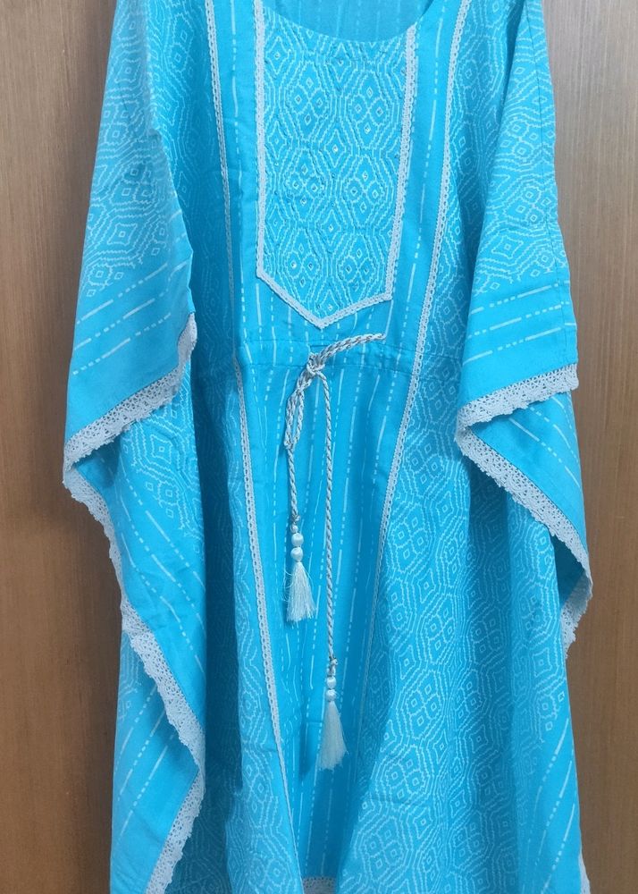 Beautiful Cotton Kaftan, Fresh And Unused