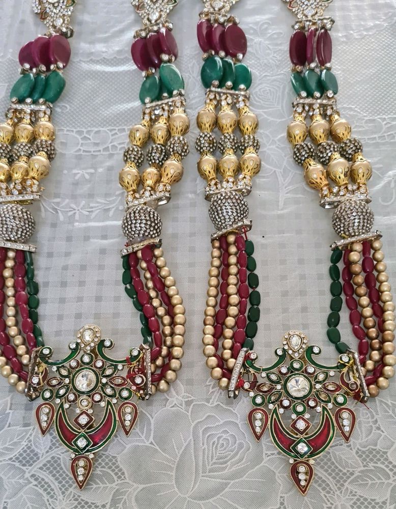 Stone studded beautiful Wedding Varmala/Garland