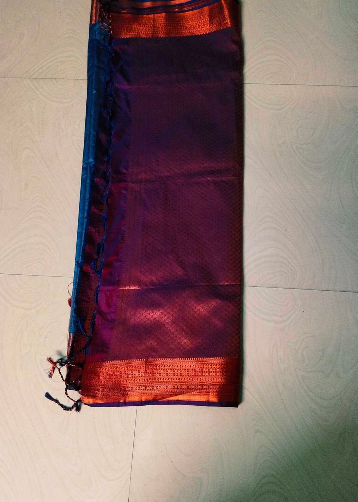 Full Shinning Banaras silk saree