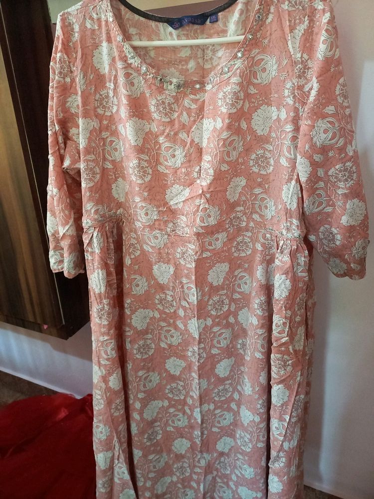 Side Pleeted 5Xl Kurta