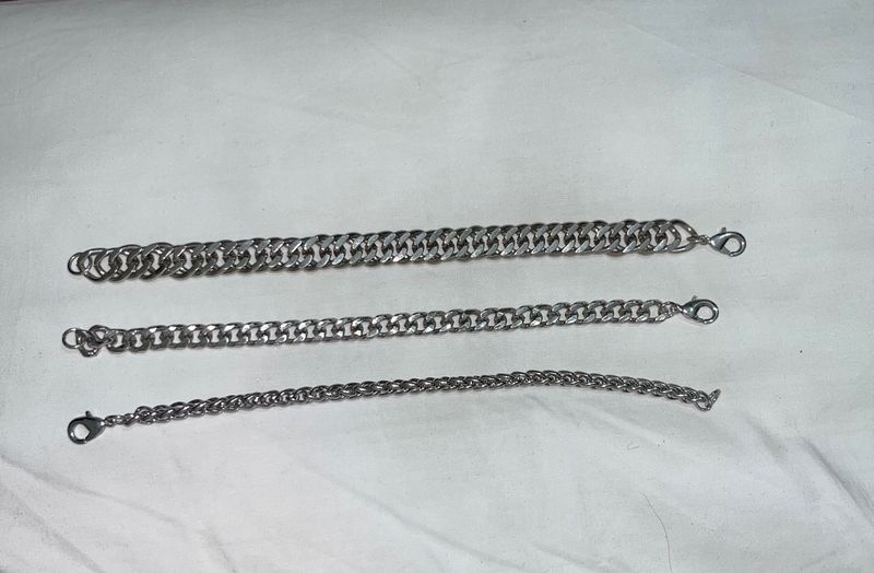 H&M Silver Bracelet Chains