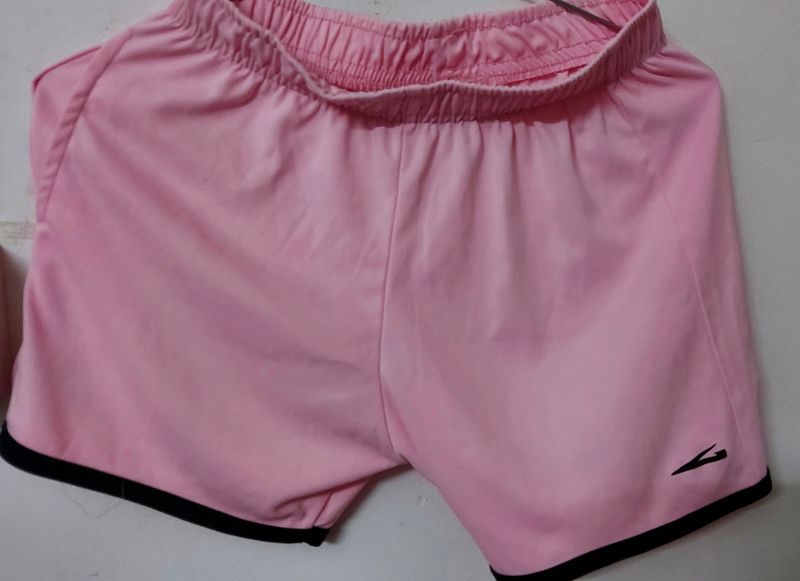 Pink Sports Shorts waist Size 22-26