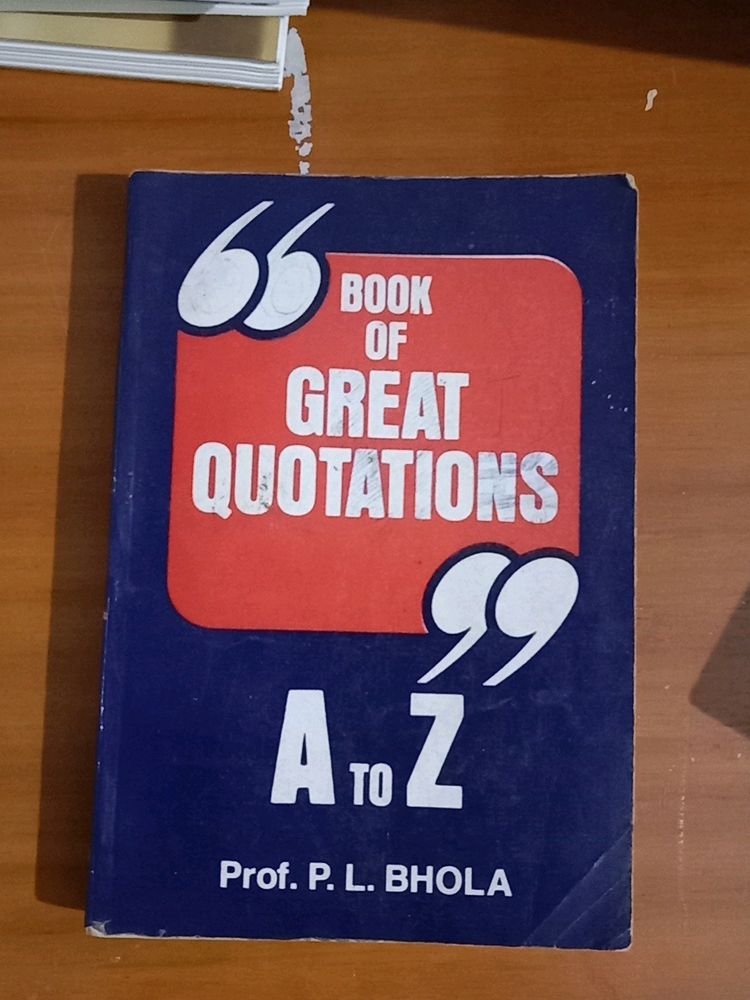 book of great quotations