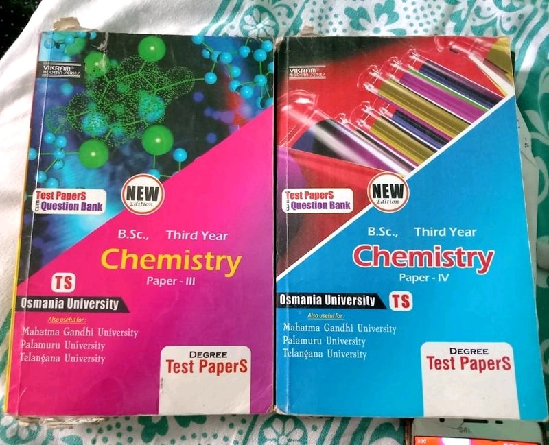 Bsc Third Year Chemistry Paper 3&4 Test Papers