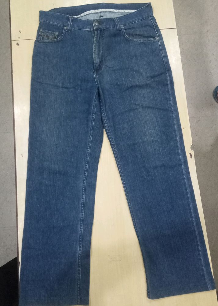 Surplus Blue Straight Fit Jeans for Woman's