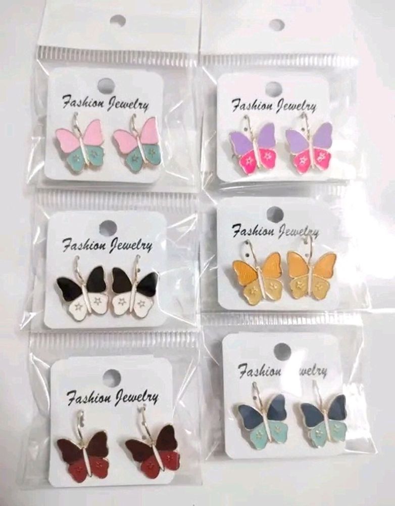 Butterfly Drop Earrings