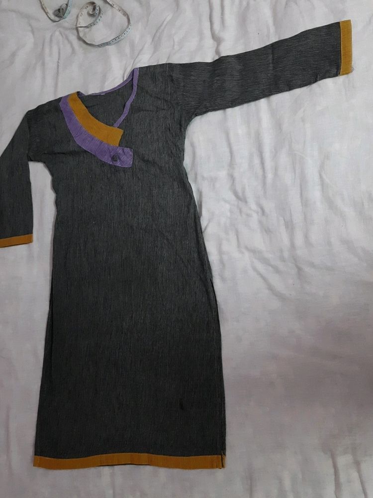 Grey Kurta