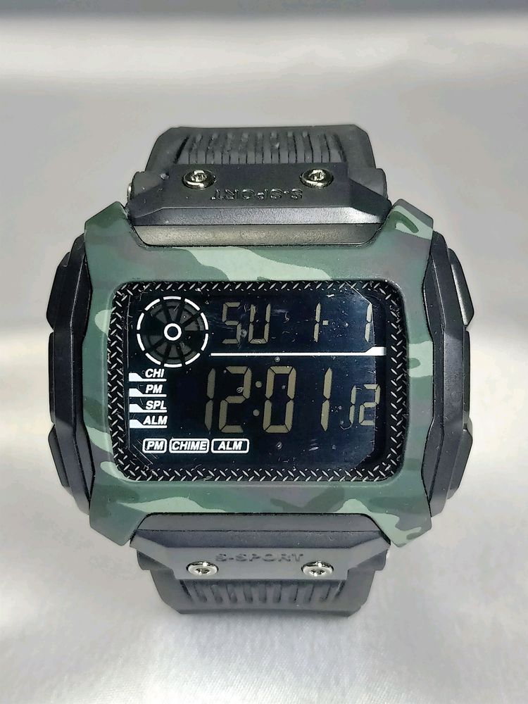 TOMI ARMY Military Type Belt Stylish Digital Watch