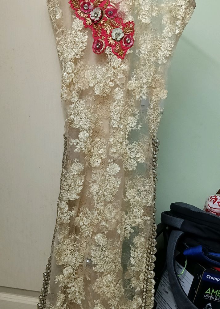 Diwali Special Golden Full Length Kurti