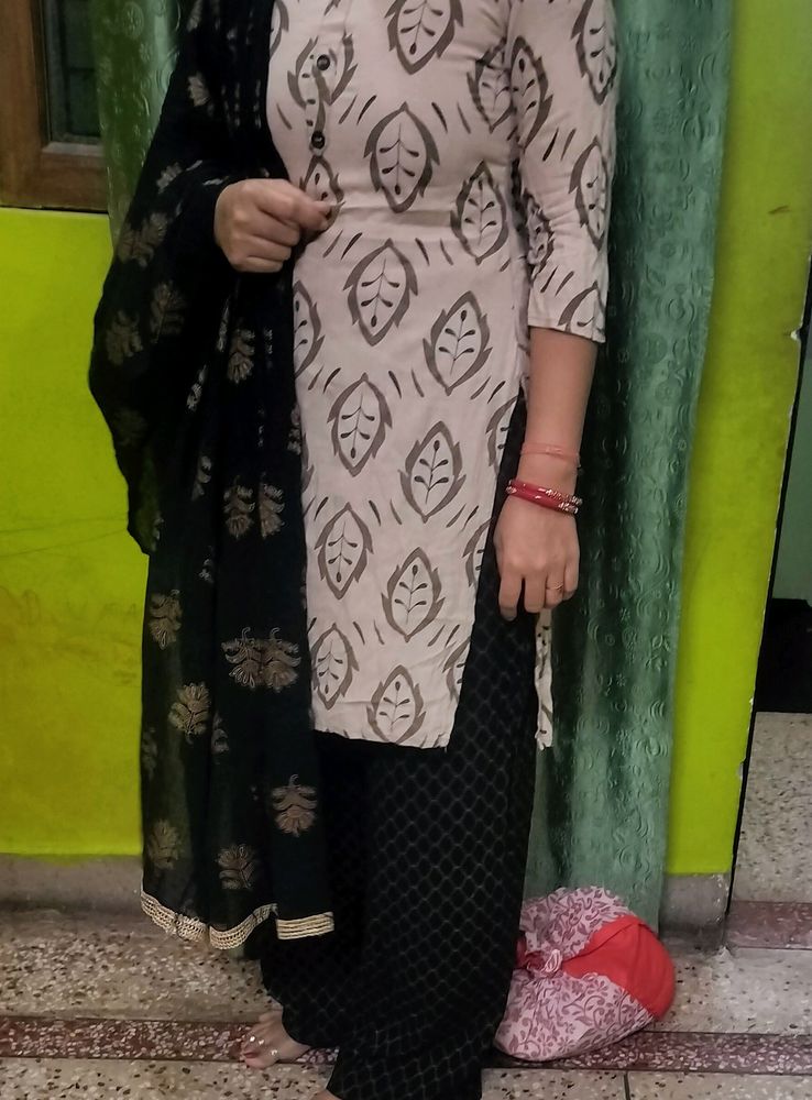 Kurta Palazzo Dupatta Set