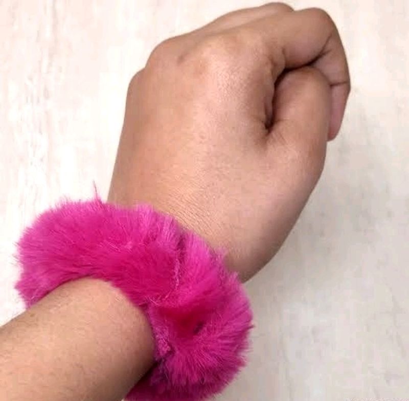 Hot Pink Hair Scrunchy💝 For Women