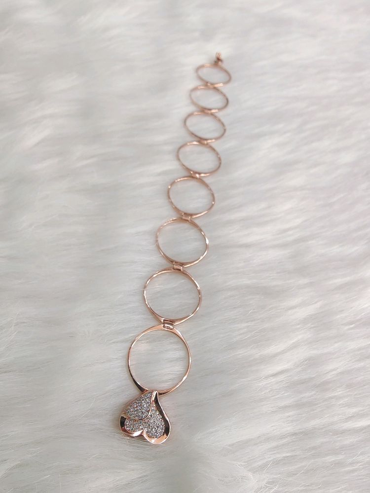 925 Rose Gold Bracelet Nd Ring