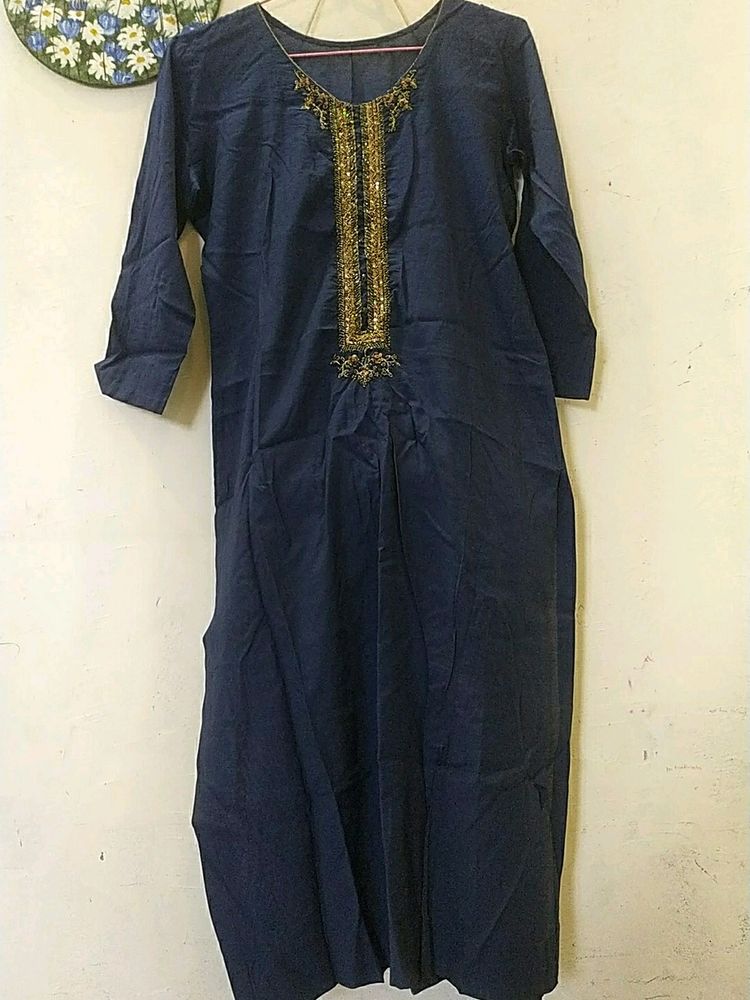 ***Dark Blue Kurti***