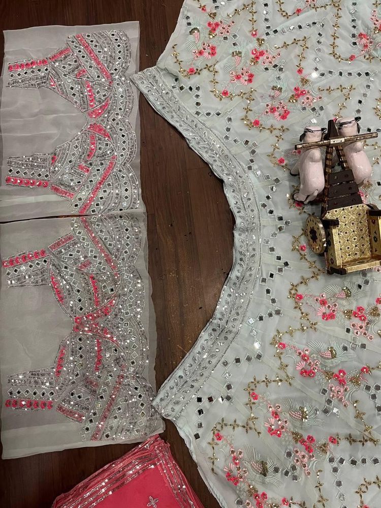 Heavy Mirror Work Lehnga