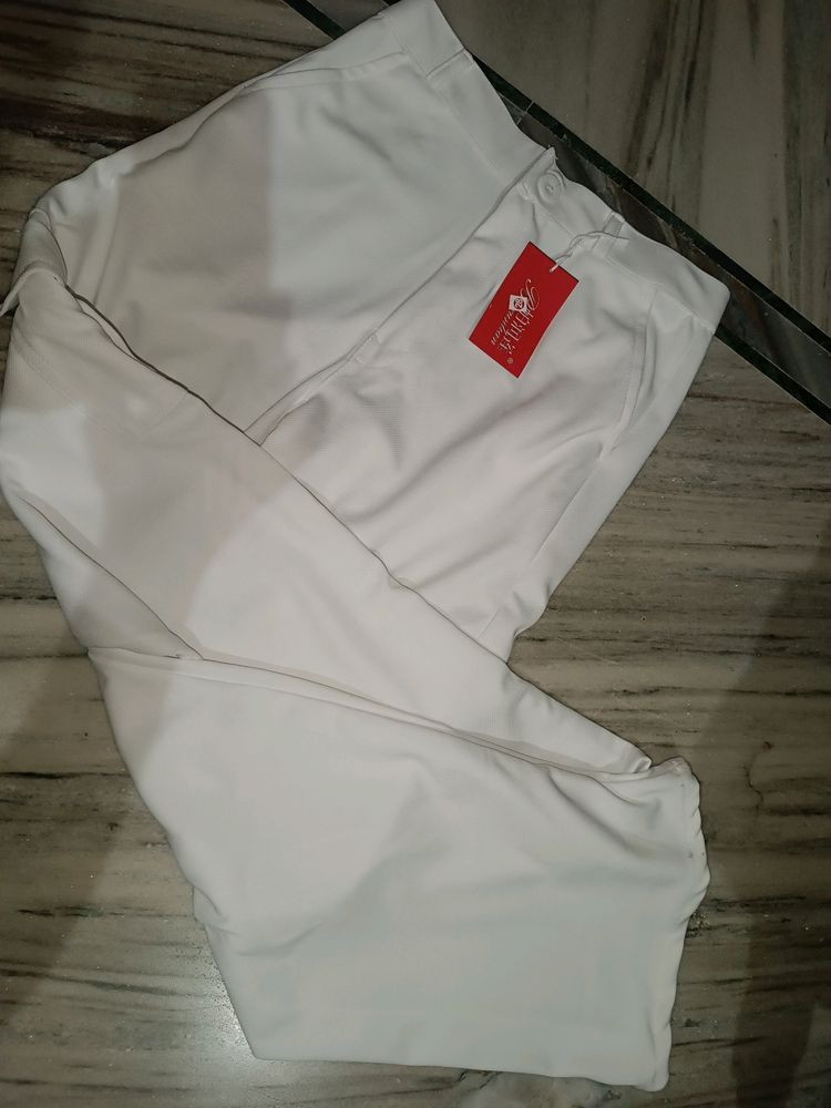 White Cargo Pants