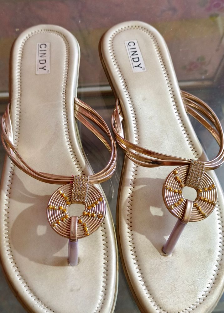 rose gold flats