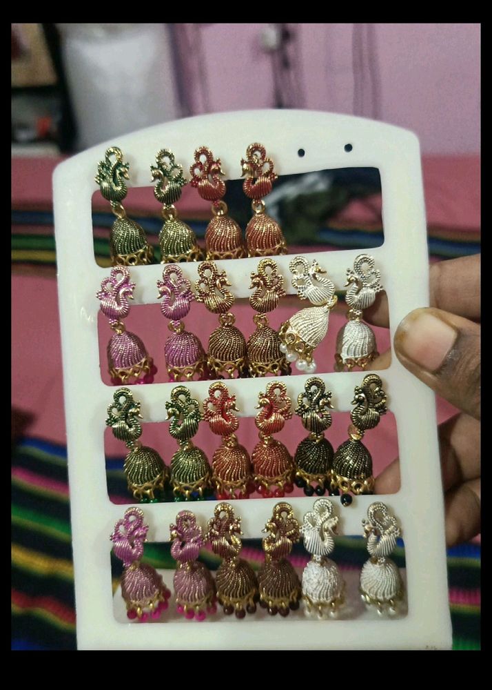 New Earrings 2 Pairs Only 60