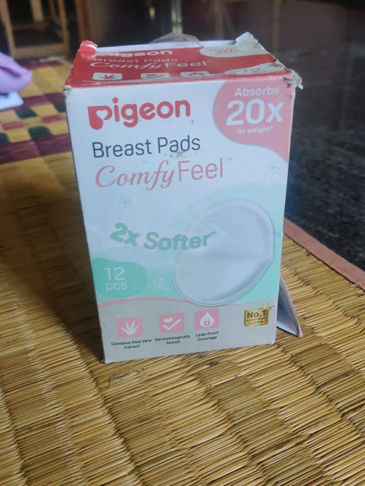 Pigeon Breast Pads.Comfy Feel 12 Pcs