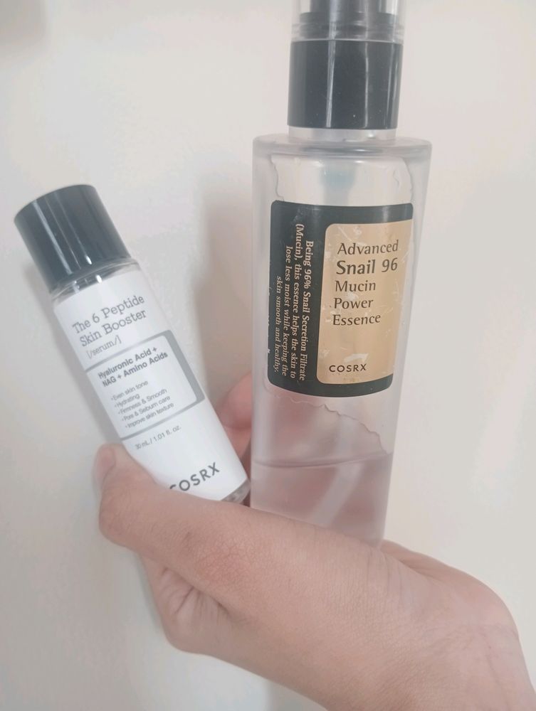 Cosrx Peptide Booster nd Snail Mucin Essence Combo