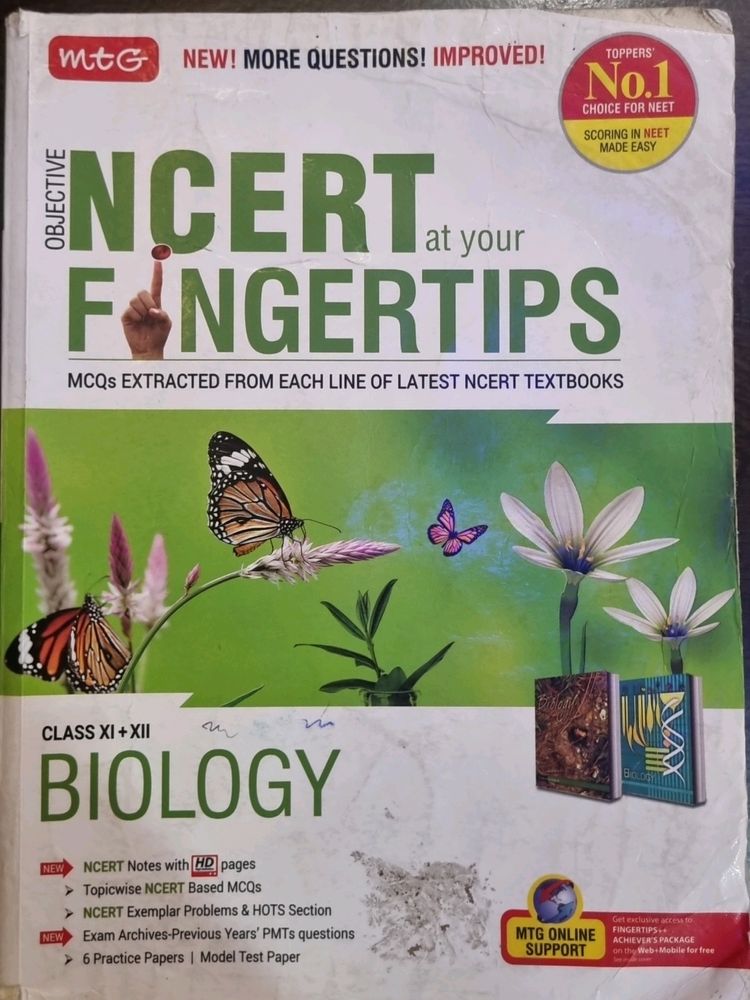 MTG NCERT FINGERTIPS BIOLOGY