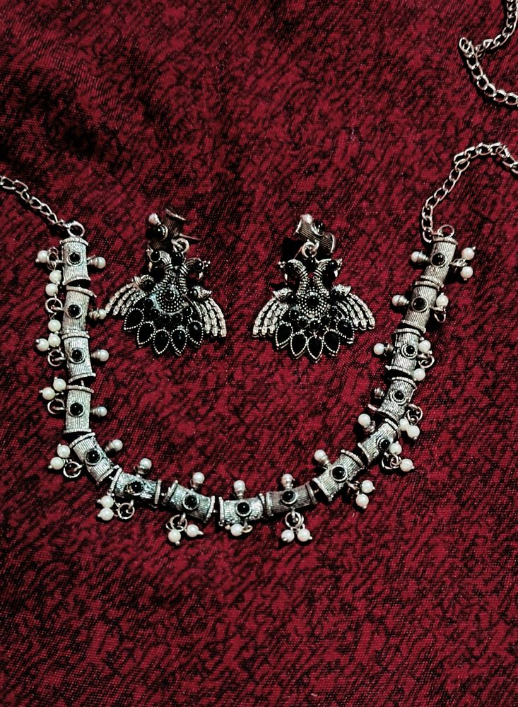 Oxidised Jewellery Set