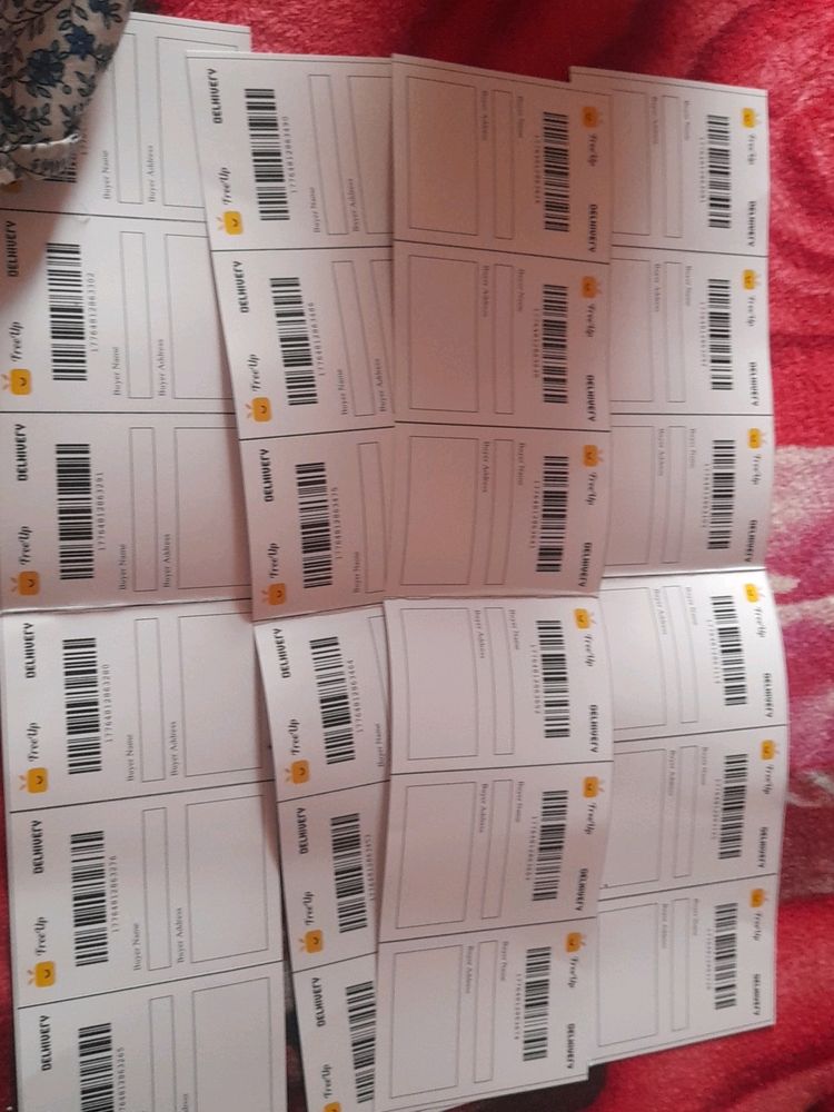 24 shipping labels in all india