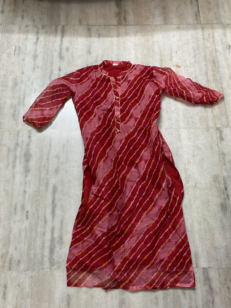 Pretty Ladies Lehriya Kurta