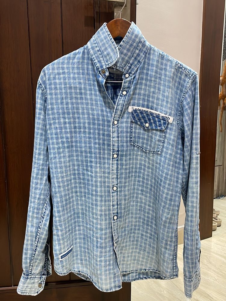 Men’s Denim Shirt NEW