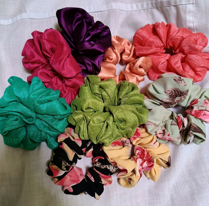 9 Scrunchies Combo