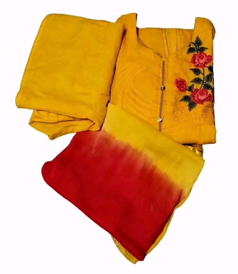 Kurta Churidar And Dupatta Set