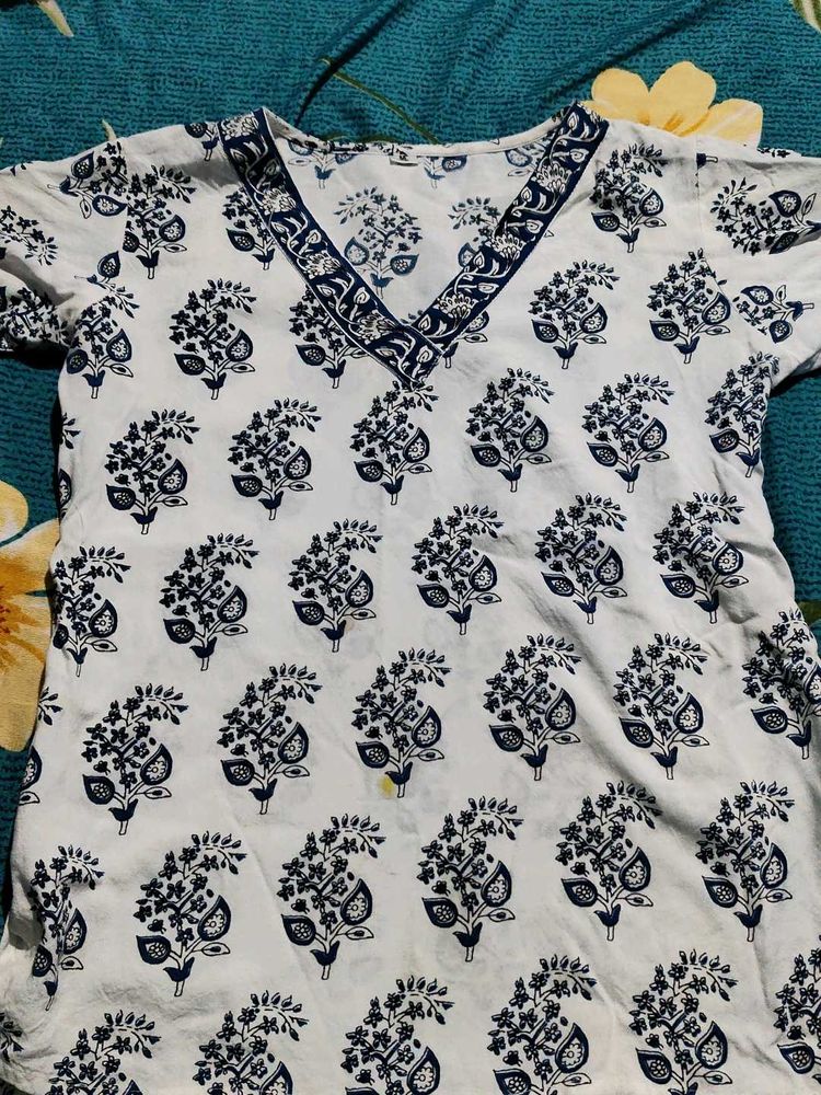 Short  Printed Kurta