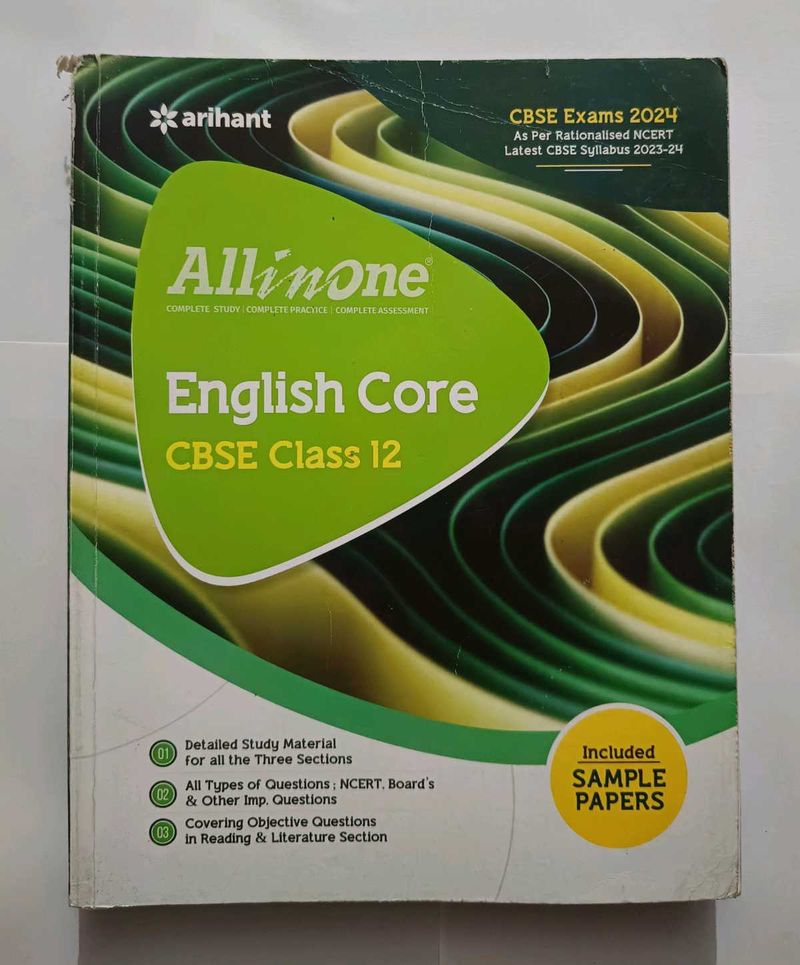 All In One English Core CBSE Class 12 2024