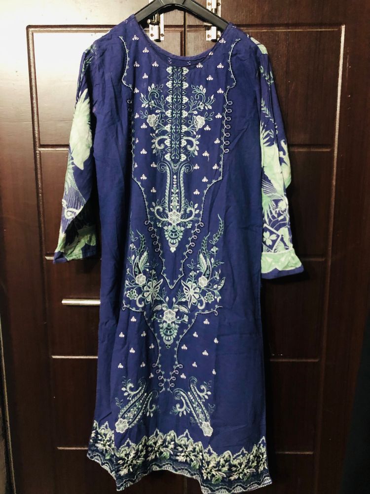 lawn print kurta