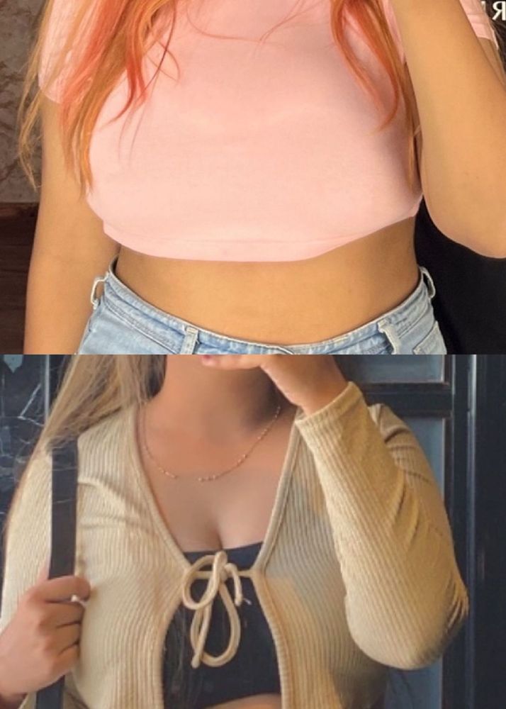 New H&m Crop Tops Combo