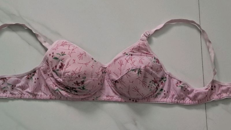 🩷36B Padded Cotton Bra BabyPink🩷