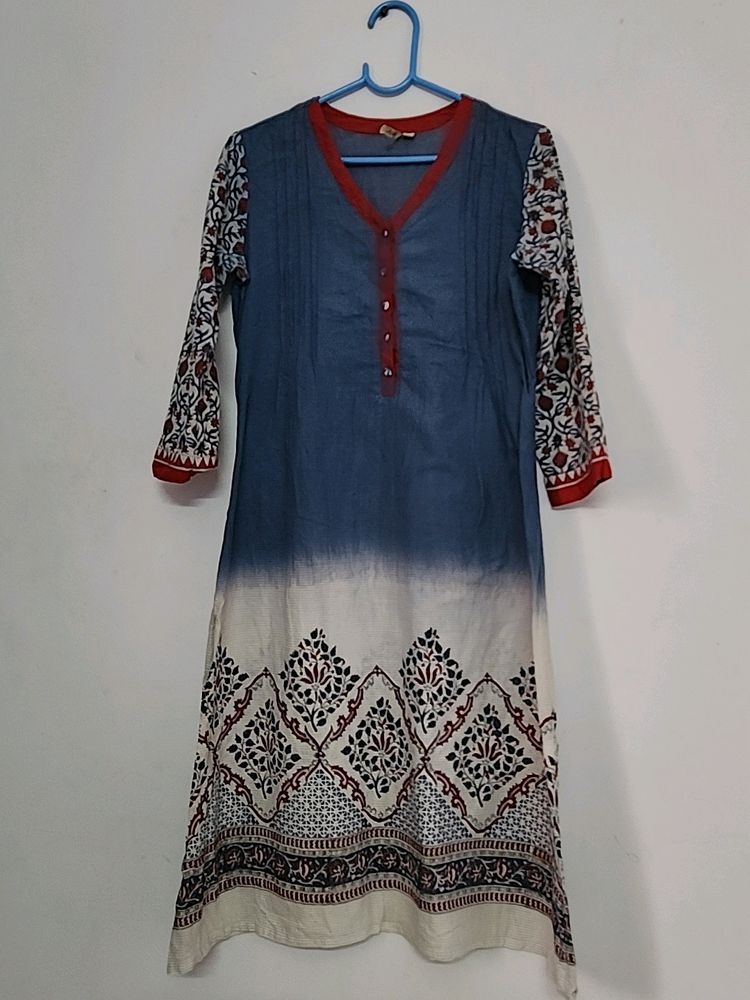 Beautiful Bagru Print Kurta