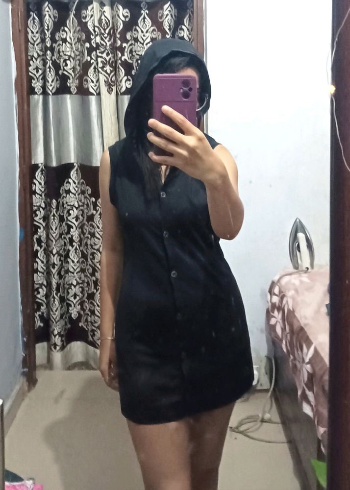 COOL HOODIED BLACK 👗 FOR WOMEN 🥰