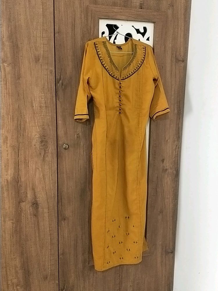 Mustard Kurti 💛