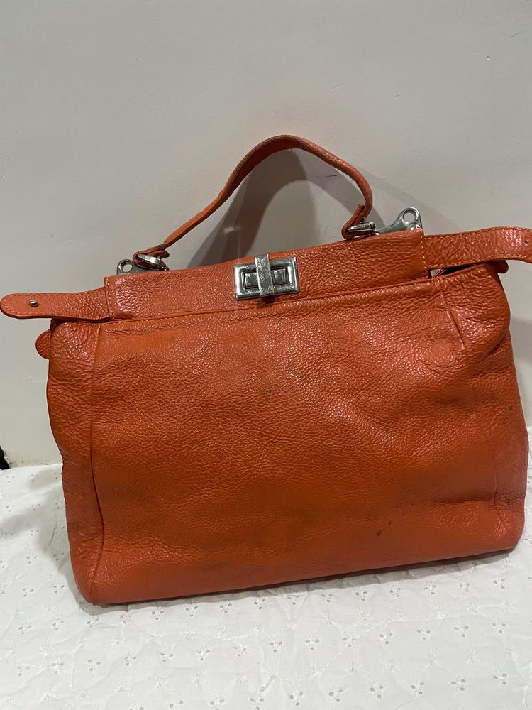 Genuine Leather Handbag