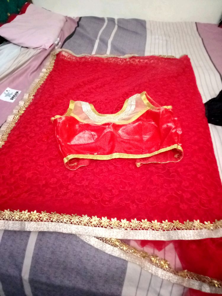 Red Saree