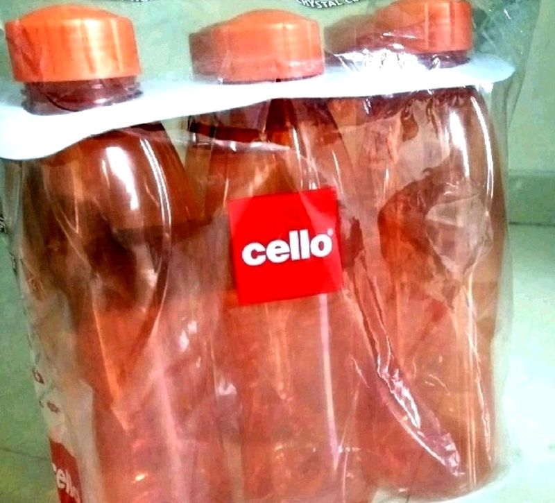 Brand New Cello Water Bottle Set Of 6