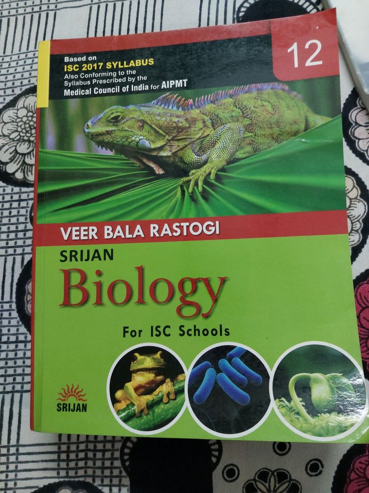 Srijan ISC Biology Textbook Veer Bala Rastogi