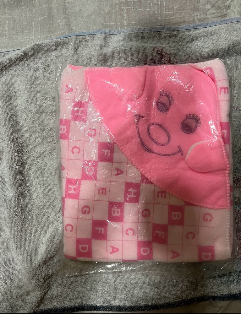 New Pink Cute Baby Towel.