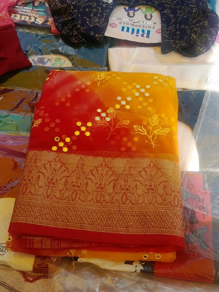 Organza Fancy Saree