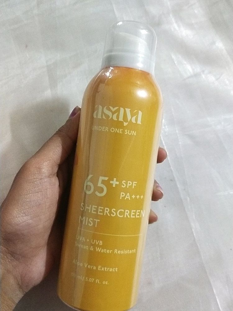 Asaya Sunscreen Spray 65+Spf Pa+++