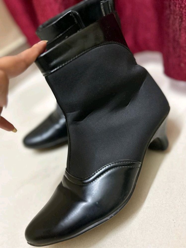 Black Leather Boots